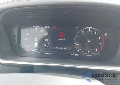 2020 Land Rover Range Rover Supercharged z USA, uszkodzony, nr VIN SALGS5SE4LA582724